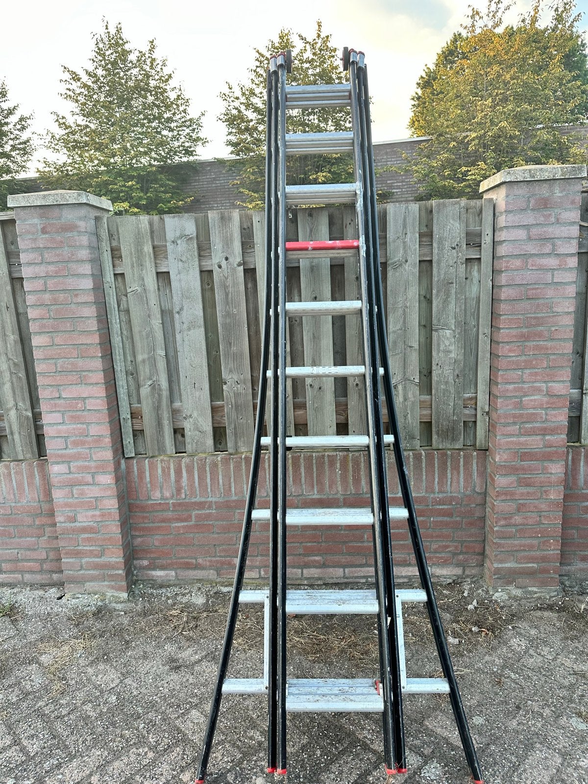 Altrex Professional Nevada 3x10 reformladder, Ophalen, Gebruikt, Ladder, Opvouwbaar of Inschuifbaar