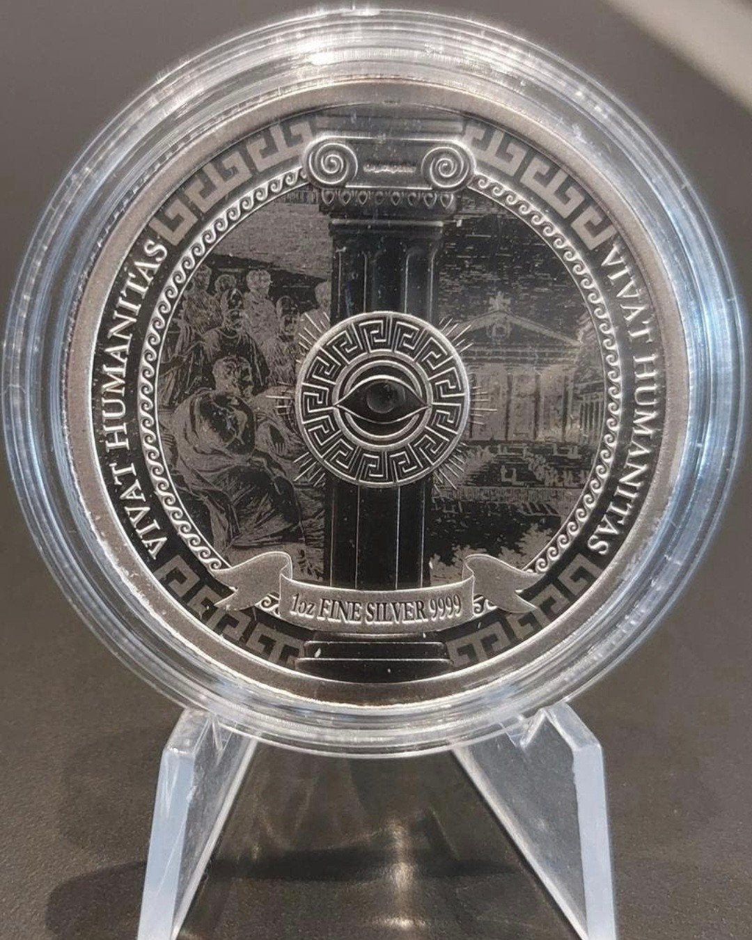 1 oz Zilveren Niue 2023 Munt - VIVAT HUMANITAS, Verzenden, Losse munt, Zilver
