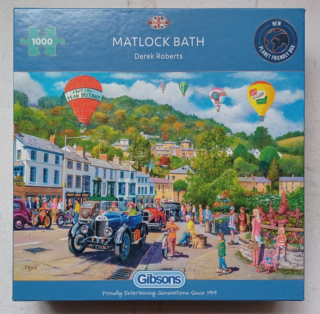Gibsons puzzel Matlock Bath, Ophalen, 500 t/m 1500 stukjes, Zo goed als nieuw, Legpuzzel