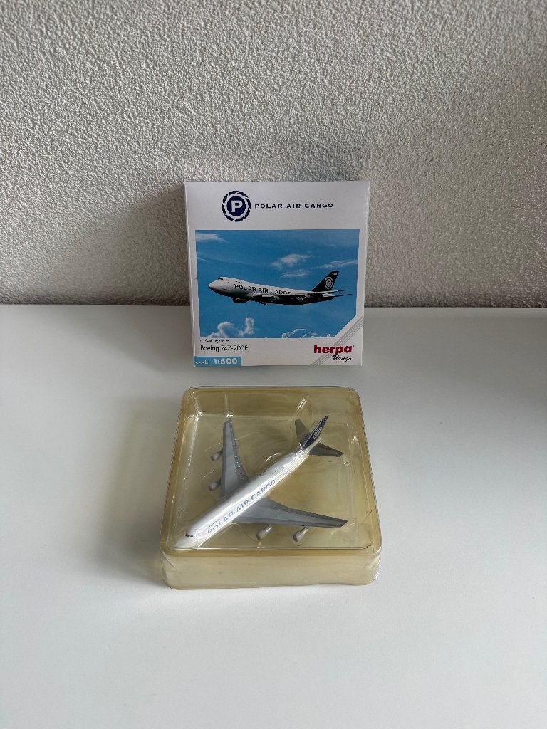 Herpa Wings Boeing 747-200F Freighter Polar Air Cargo 502634, Ophalen of Verzenden, Nieuw, Schaalmodel