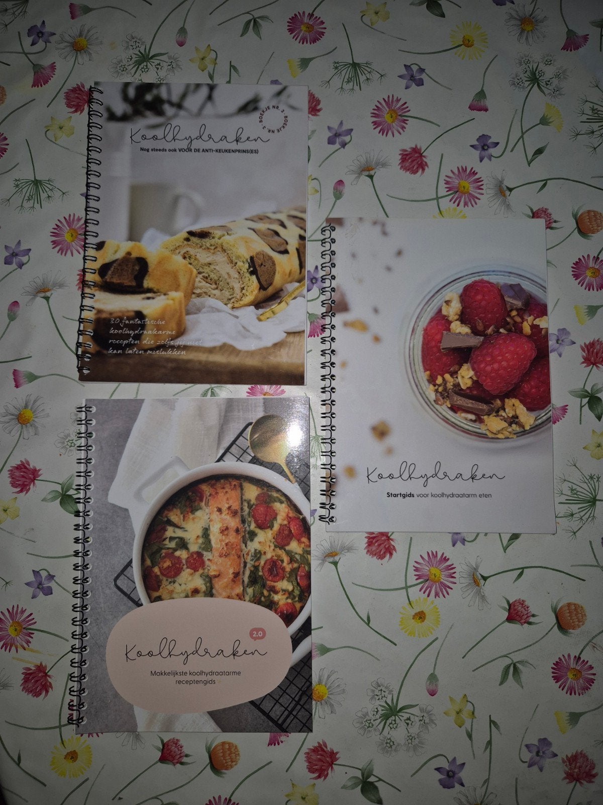 Koolhydraken Kookboeken Set 3 Boeken voor Koolhydraatarm Et, Ophalen of Verzenden, Zo goed als nieuw, Hoofdgerechten, Gezond koken