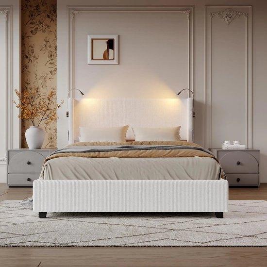 Corduroy Gestoffeerd Bed – Modern Bed – Zacht Bed, Corvance B.V., Verzenden, Nieuw, Corvancebol@gmail.com