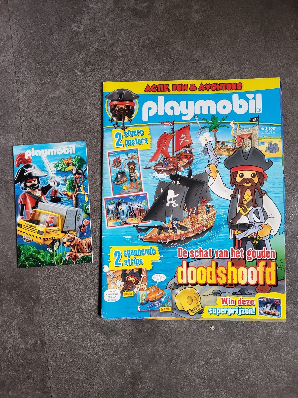Playmobil Pirates Tijdschrift met Posters - Nr. 2-2017, Pirates, Losse onderdelen, Overige typen, Ophalen of Verzenden