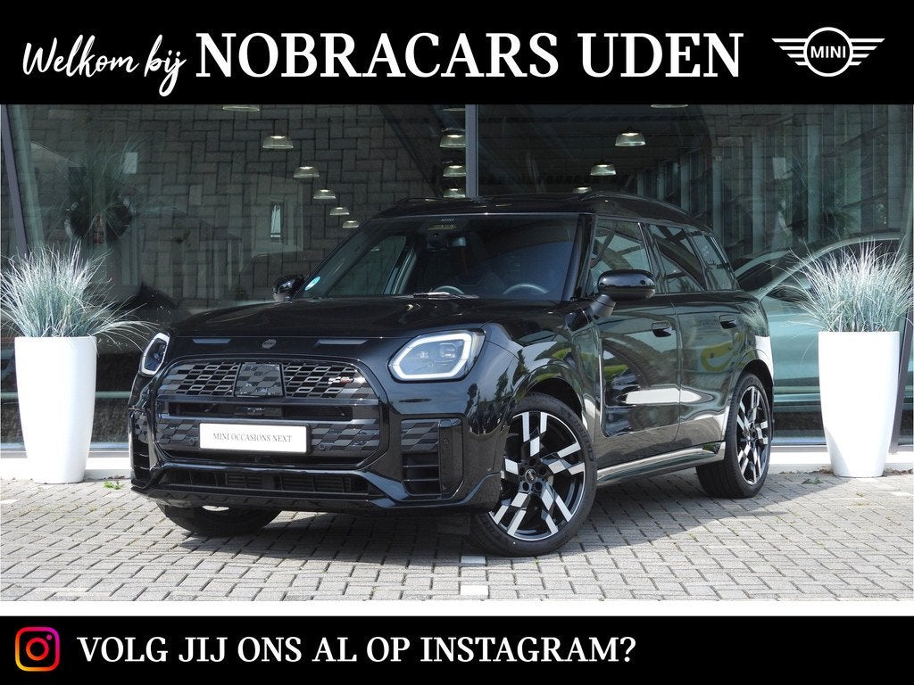 MINI Countryman S ALL4 Automaat / John Cooper Works / Pakket, Auto's, Mini, 1998 cc, 15 km/l, Gebruikt, Leder en Stof