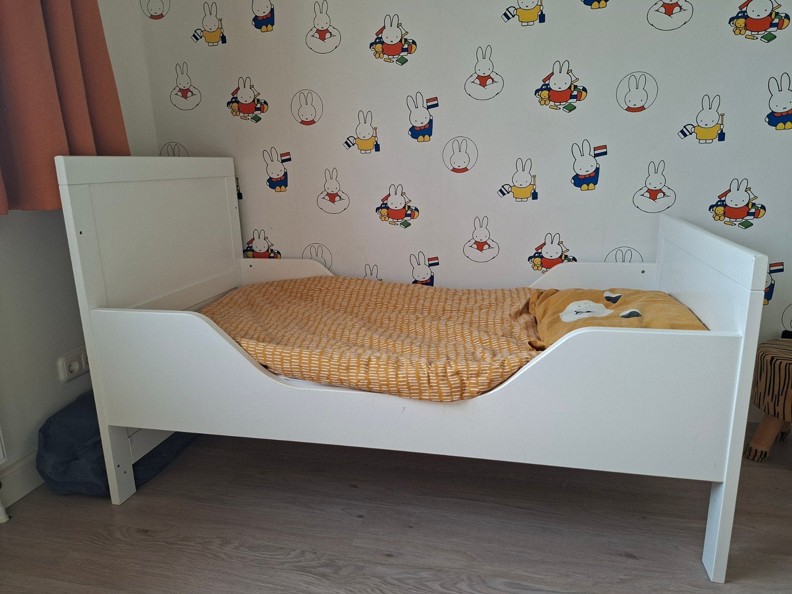 Bopita juniorbed wit - doorgroeibed met veel extra's., Gebruikt, 70 tot 85 cm, 160 tot 180 cm, Ophalen