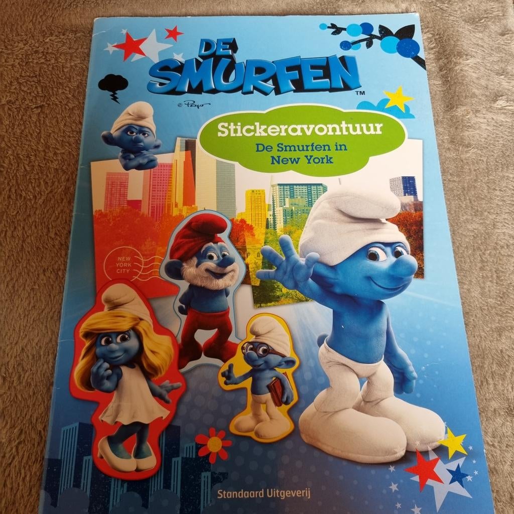De Smurfen Stickeravontuur: De Smurfen in New York, Verzamelen, Smurfen, Ophalen of Verzenden, Nieuw