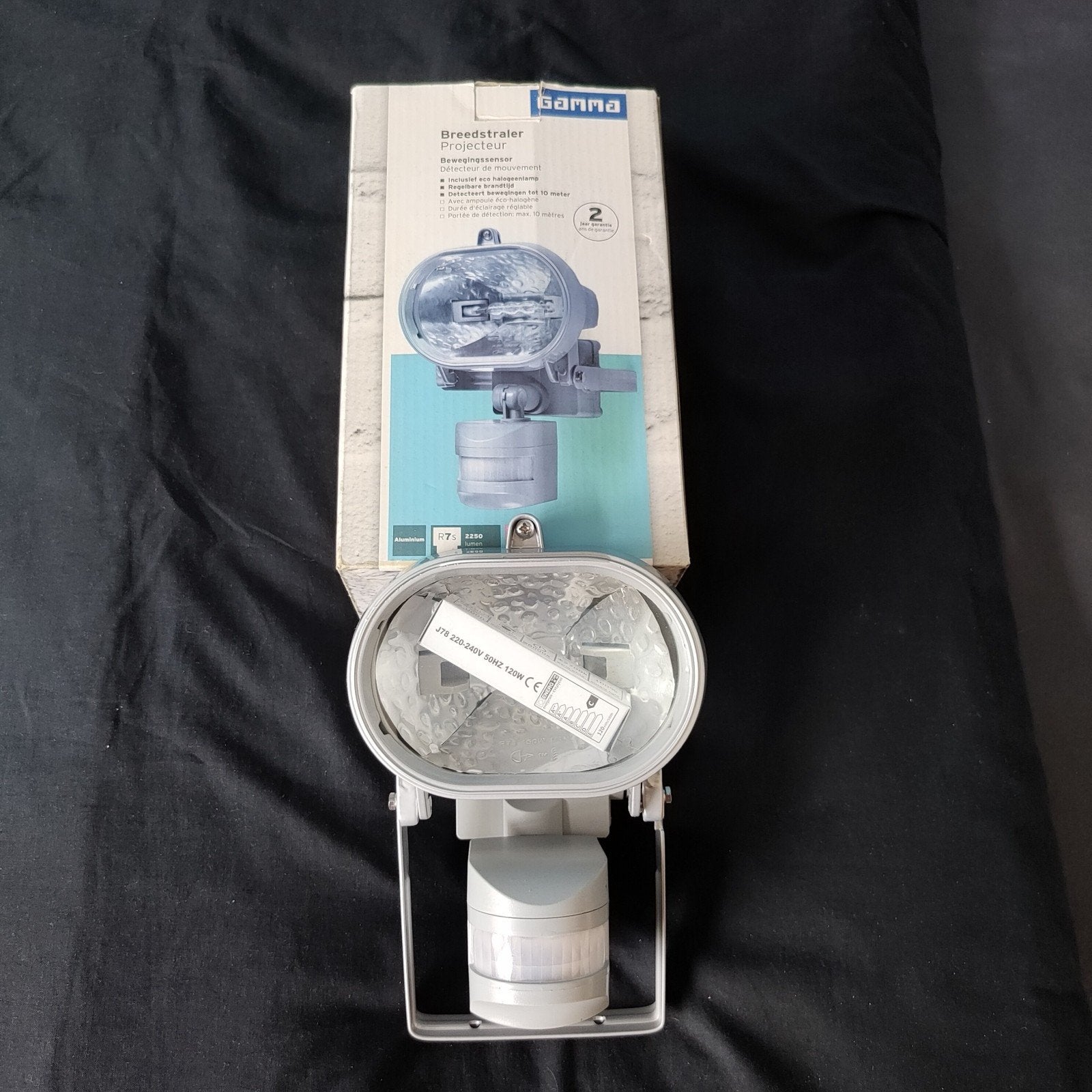 GAMMA Breedstraler Projecteur met Bewegingssensor, Bewegingssensor, Wandlamp, Ophalen of Verzenden, Netvoeding