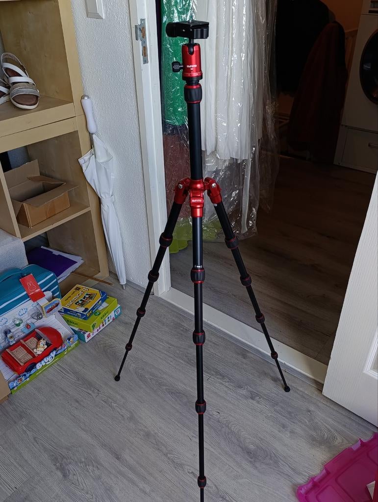 Z.g.a.n. MeFoto tripod, Zo goed als nieuw, Minder dan 150 cm, Met balhoofd, Ophalen of Verzenden