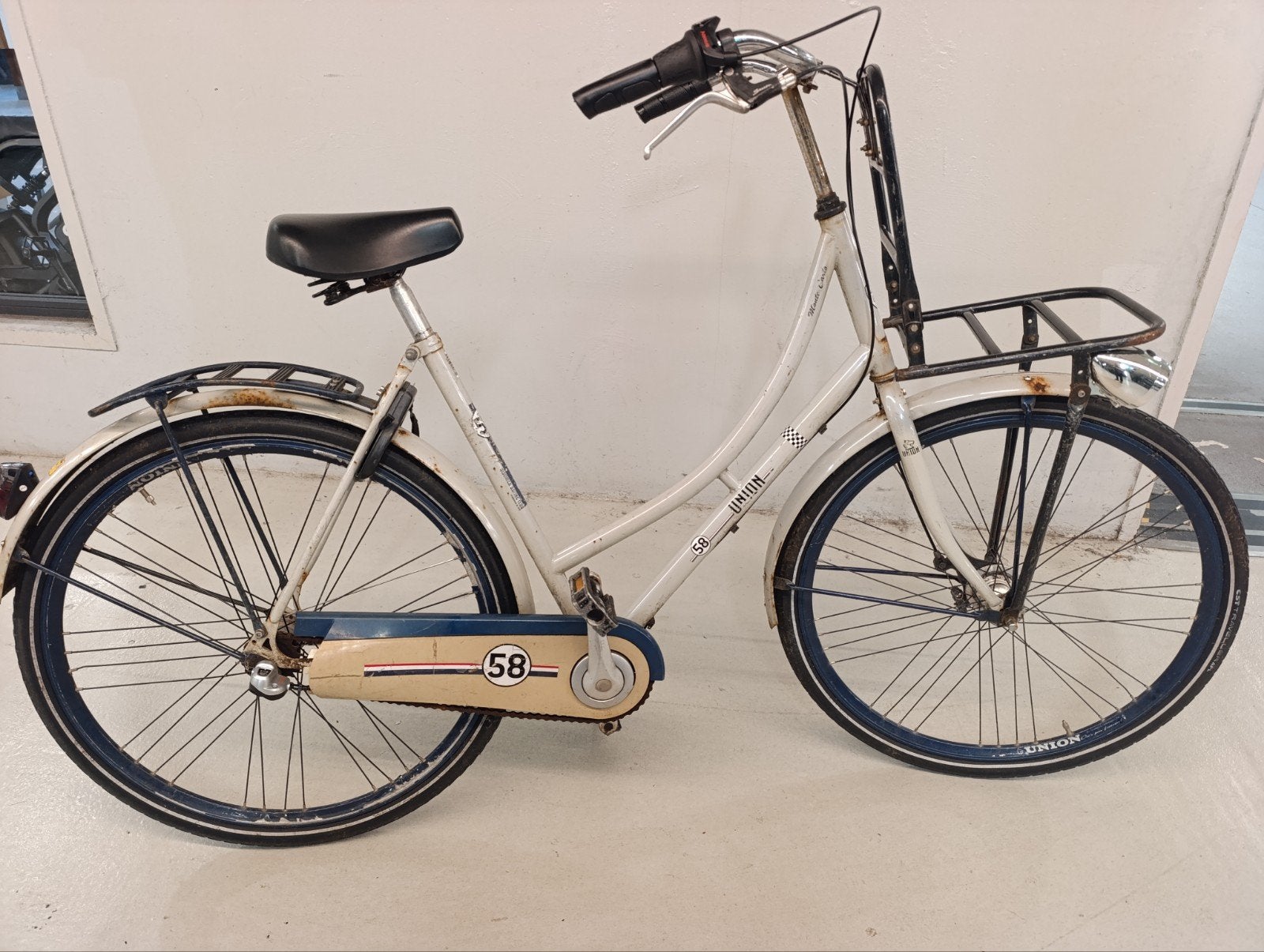 Weduwe fiets met 3 versnellingen en transportrekje, Terugtraprem, Versnellingen, Ophalen, Overige merken