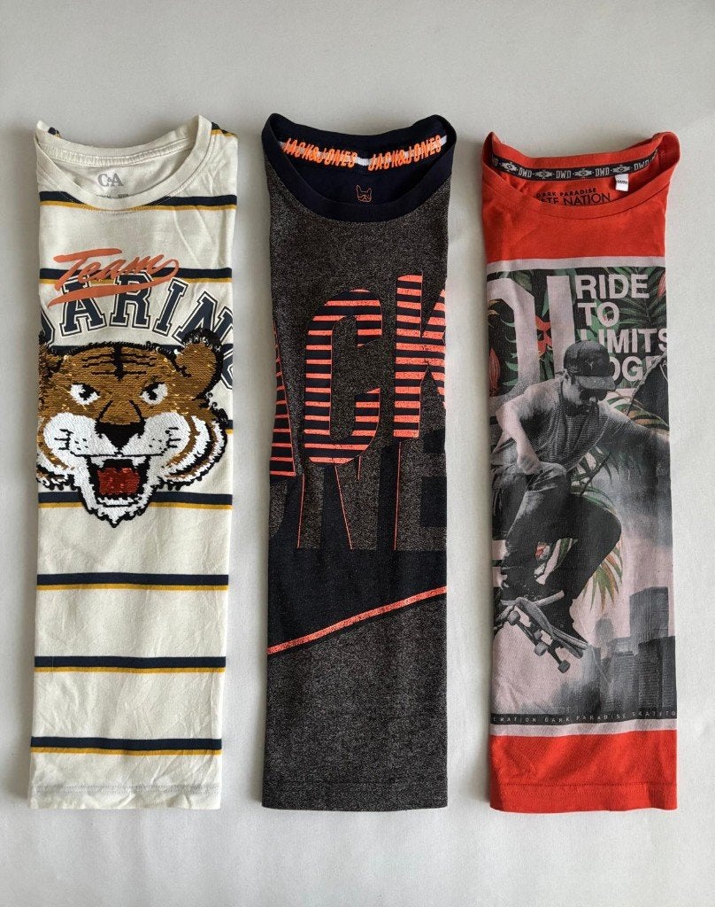3 stuks: t-shirts Jack&Jones enz maat:140/146 Leuke shirts, Kinderen en Baby's, Kinderkleding | Maat 140, Gebruikt, Jack&Jones Nation