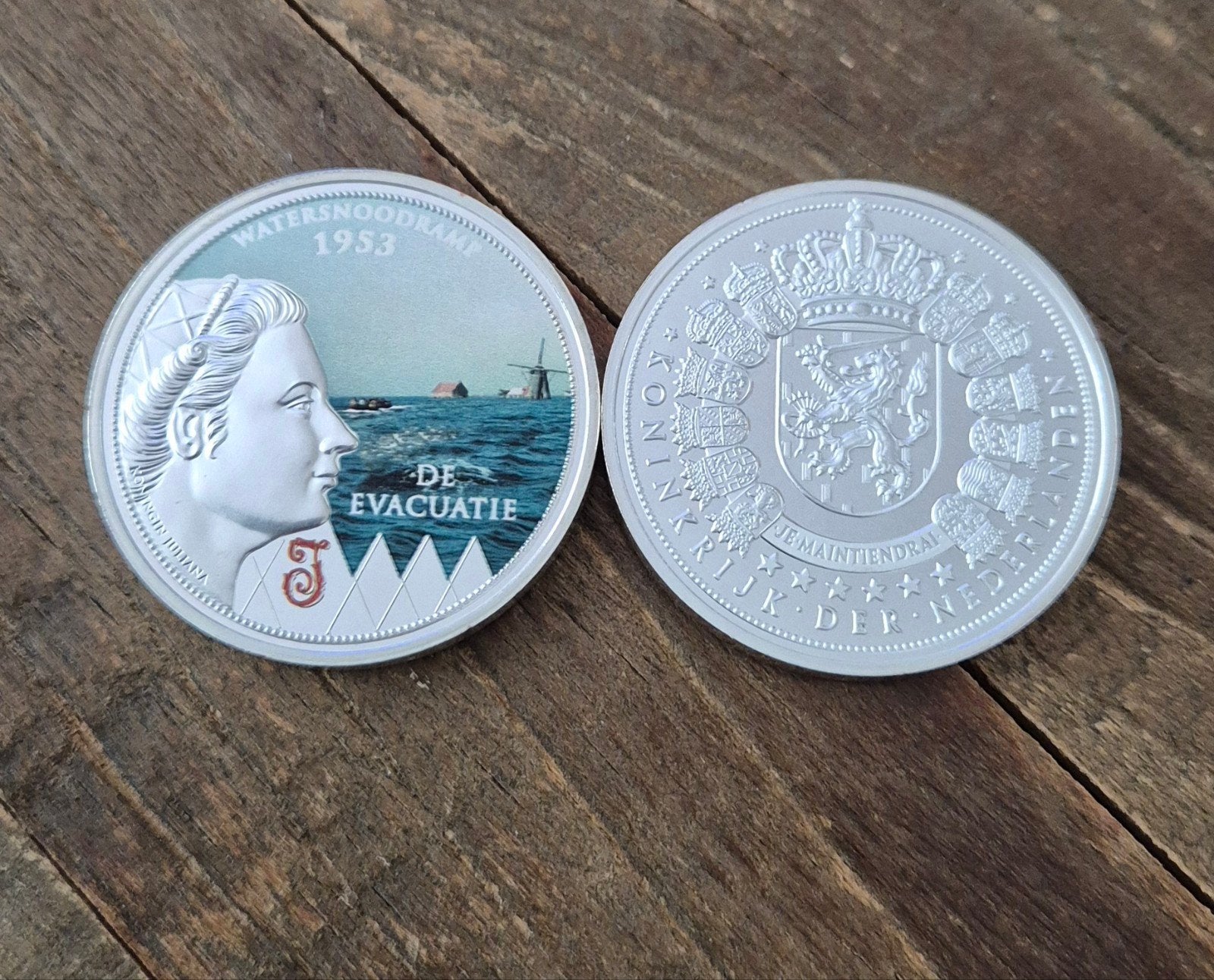Munt of penning van koningin Juliana, Postzegels en Munten, Ophalen of Verzenden, Koningin Juliana, Losse munt