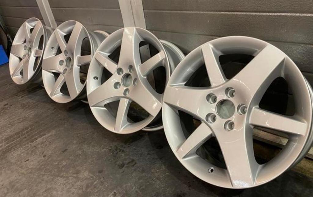 Saab velgen NIEUW gepoedercoat!!, Auto-onderdelen, Banden en Velgen, Ophalen, Nieuw, Zomerbanden, Velg(en)