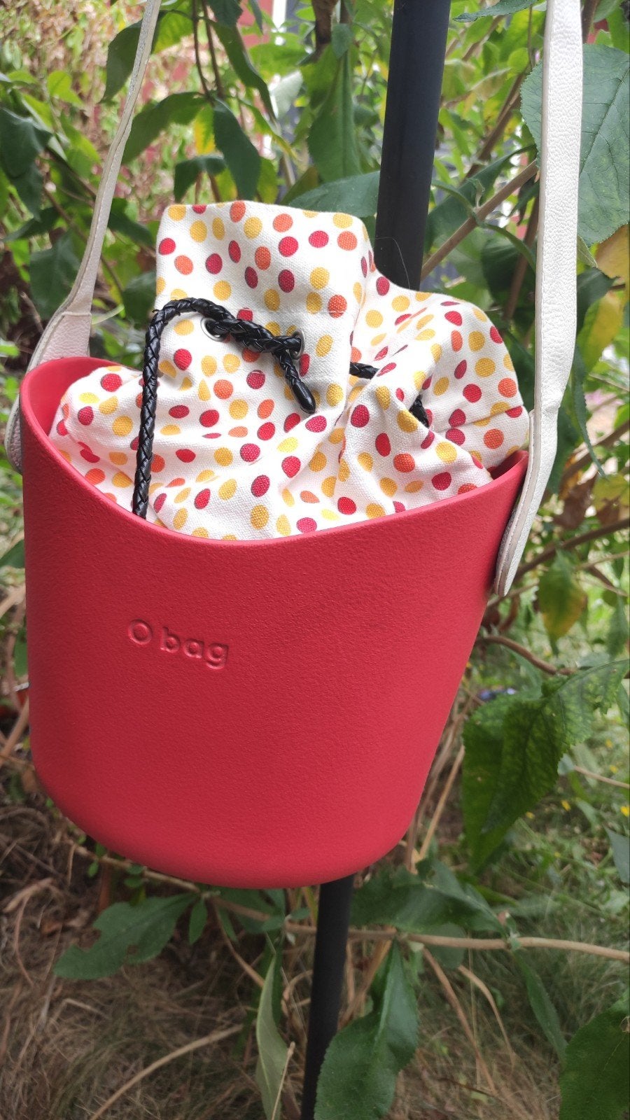 O'bag tas in goede staat, Ophalen of Verzenden, Gebruikt, Rood, Schoudertasje
