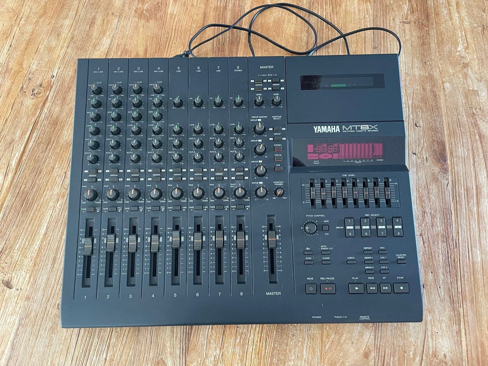 Yamaha MT8X Multitrack Cassette Recorder, Ophalen, Zo goed als nieuw, 5 tot 10 kanalen, Microfooningang
