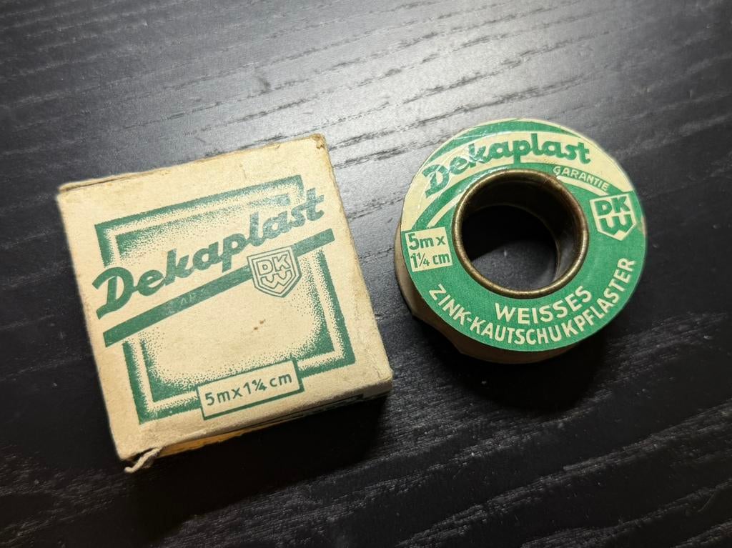 Dekaplast pleister rol 1930/1940, Ophalen of Verzenden, Nederland