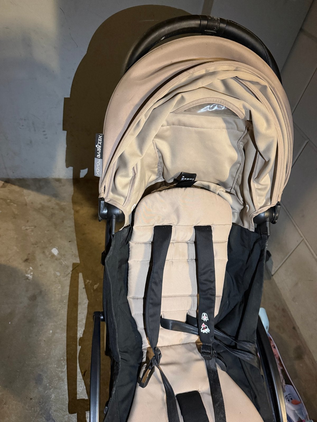 Babyzen Yoyo buggy - Beige, Ophalen of Verzenden, Gebruikt, Overige merken, Verstelbare rugleuning