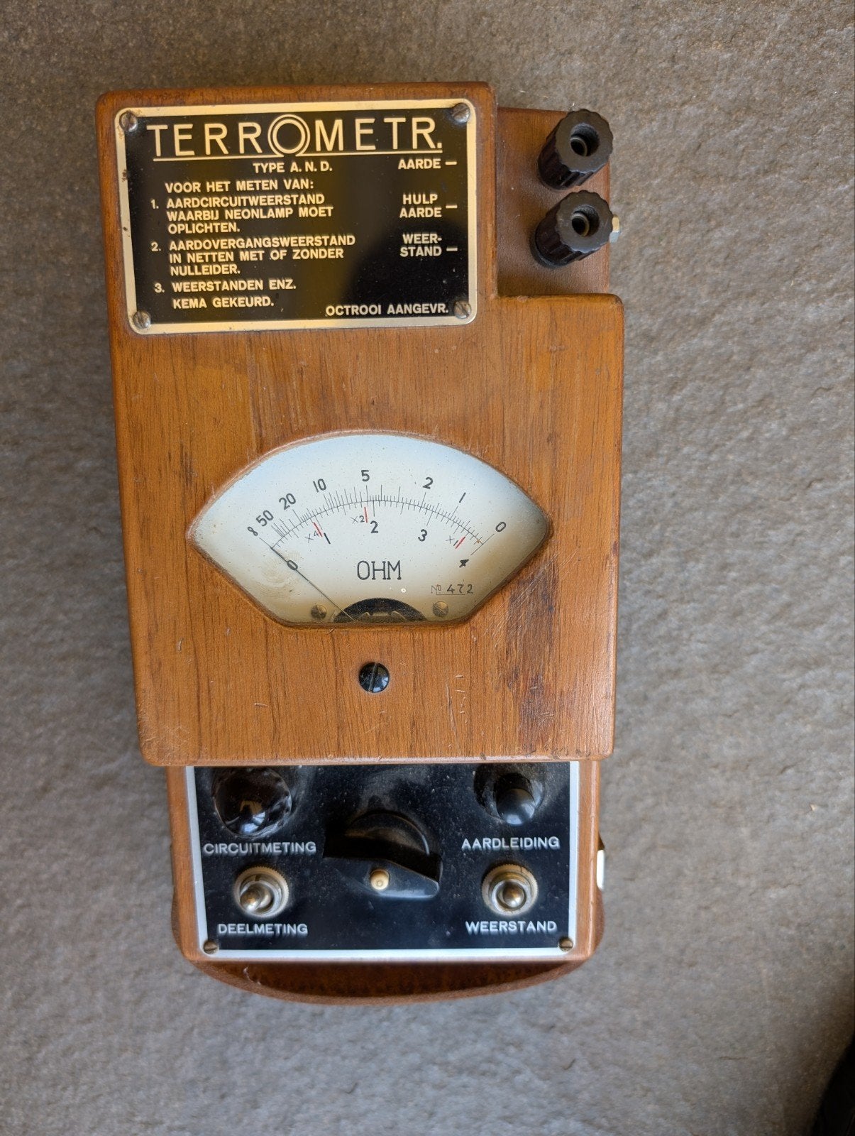Collectie Vintage Meetinstrumenten, Ophalen