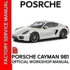 Porsche Boxster/Cayman 981 2013-2016 Workshop Manual op DVD, Auto diversen, Verzenden