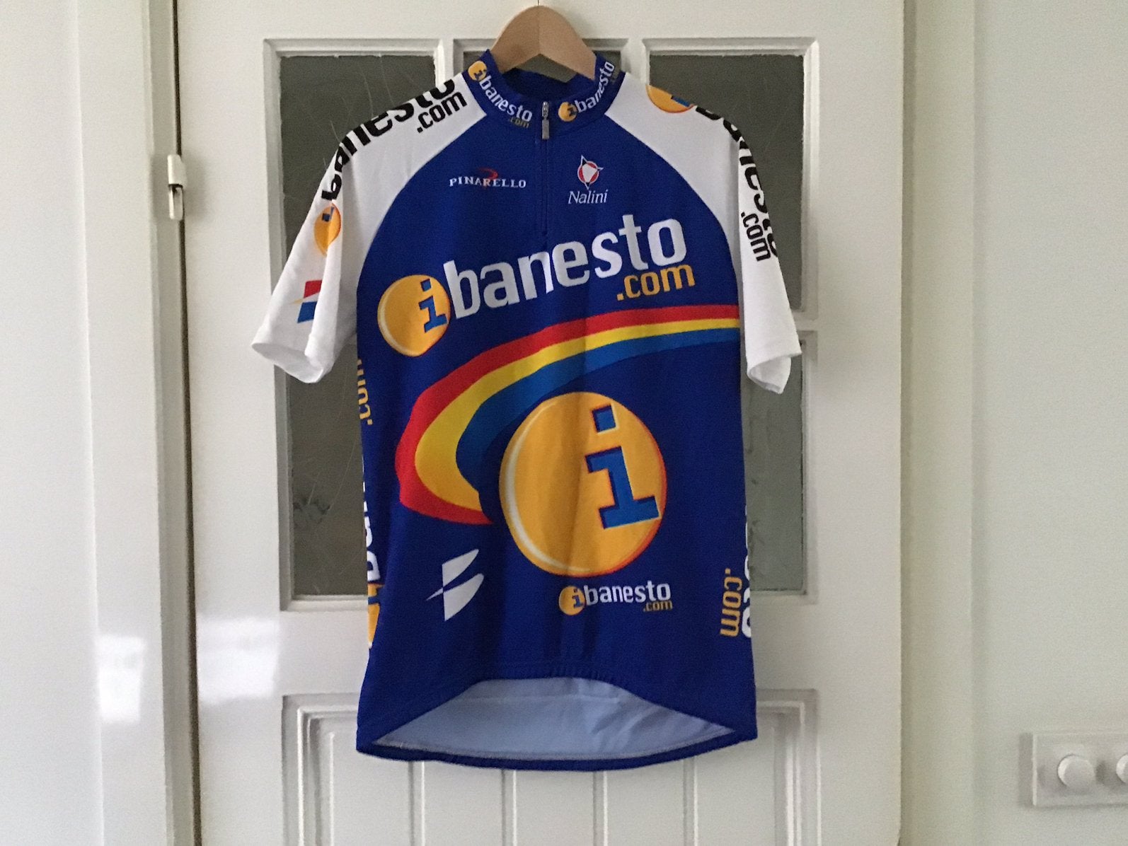 Racefiets shirt trui Nalini vintage mt L, Sport en Fitness, Wielrennen, Ophalen of Verzenden, Gebruikt, Kleding