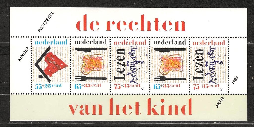 Nl 1438 blok postfris, Postzegels en Munten, Postzegels | Nederland, Ophalen of Verzenden, Na 1940, Postfris