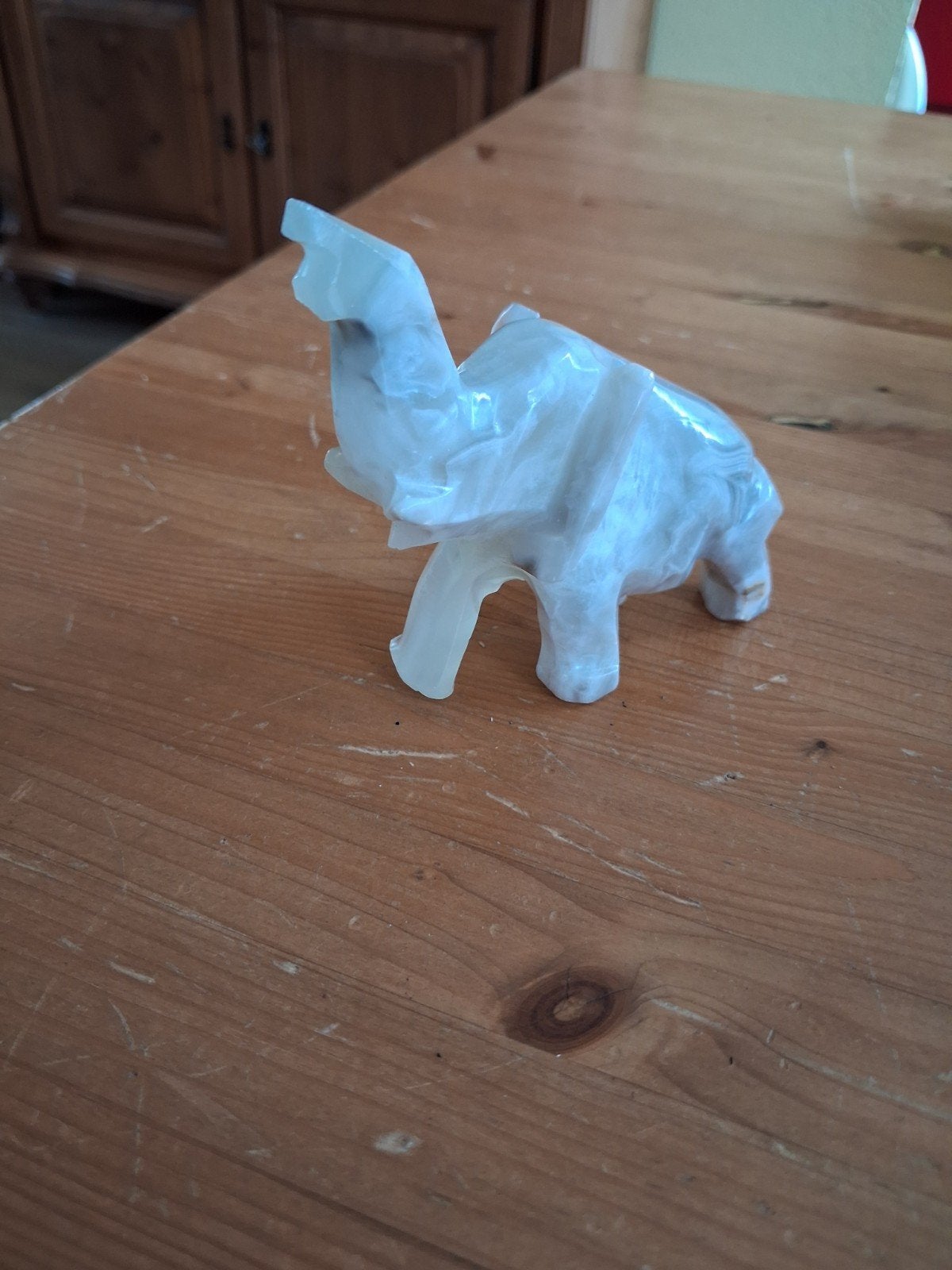Mooie stenen olifant, Ophalen of Verzenden, Zo goed als nieuw, Dier
