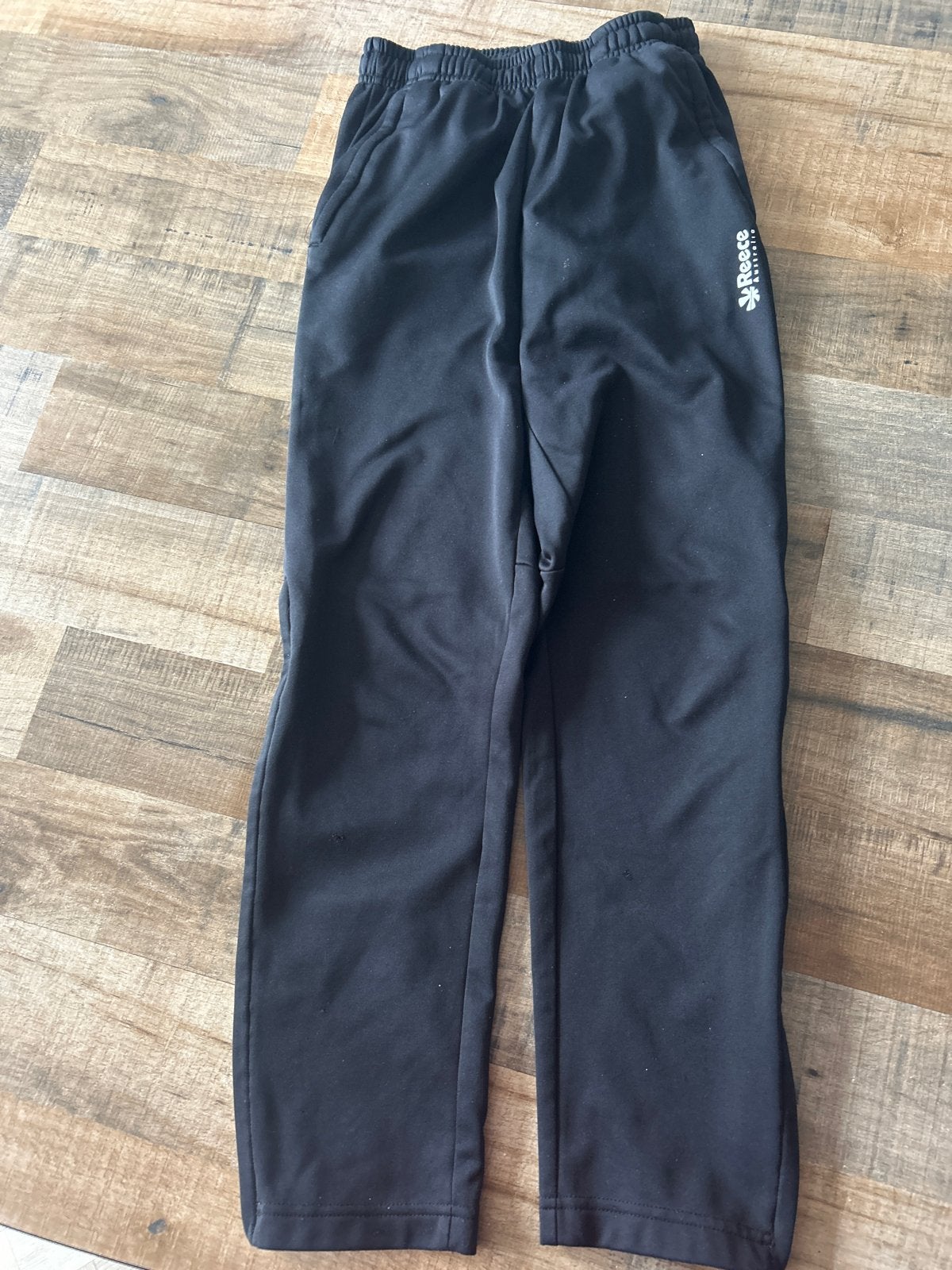 Reece Zwarte Trainingsbroek Maat 152 met Ritsen, Kinderen en Baby's, Ophalen of Verzenden, Gebruikt, Jongen of Meisje, Broek