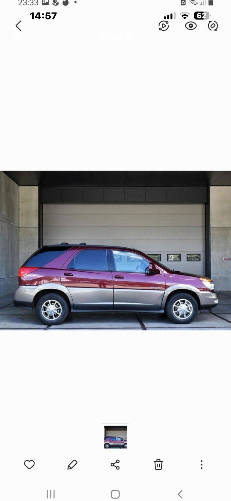 Buick Rendezvous, Ophalen