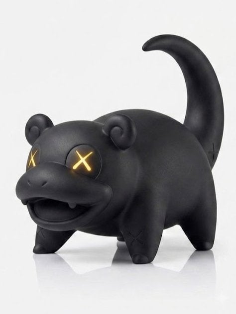 Kaws Companion "What Party" Zwart Beeld, Overige onderwerpen, Kunststof, Ophalen of Verzenden, Beeld