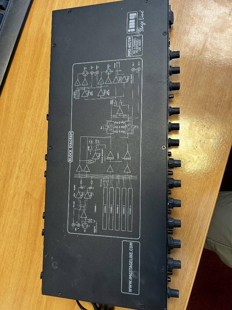 IMG StageLine MMX-602/SW, Ophalen, Gebruikt, 5 tot 10 kanalen, Microfooningang