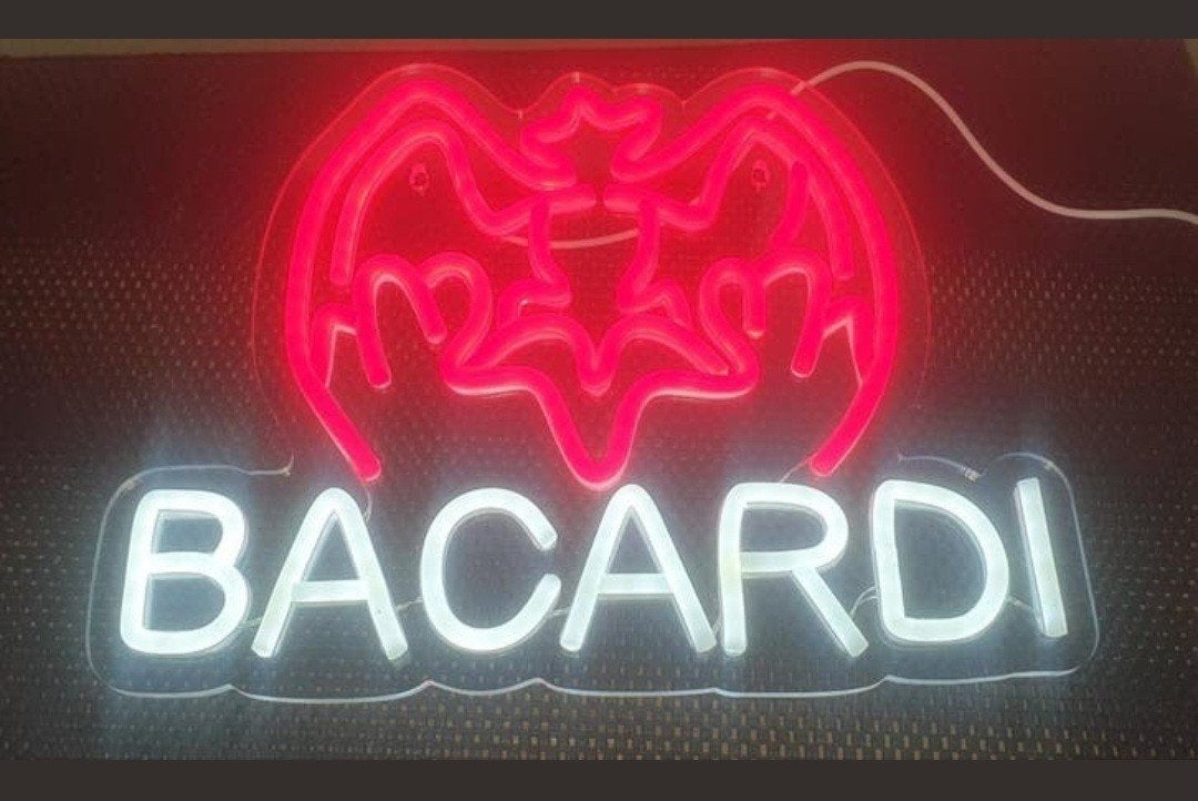 Bacardi led verlichting, Ophalen of Verzenden, Nieuw, Lichtbak of (neon) lamp