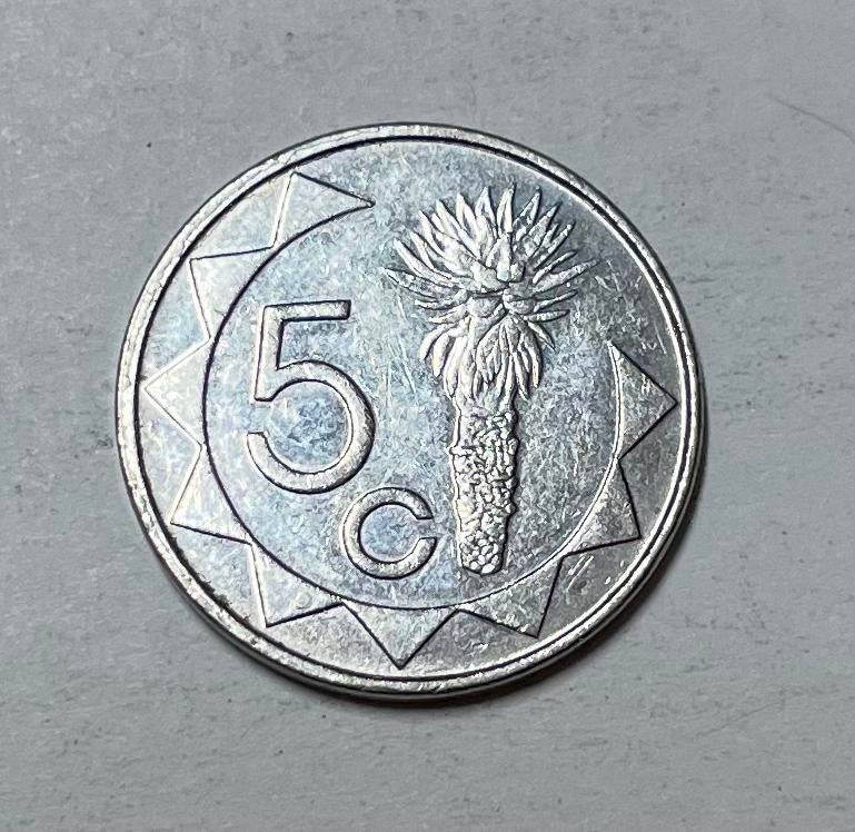 5 cent Namibië 2002, Ophalen of Verzenden, Overige landen