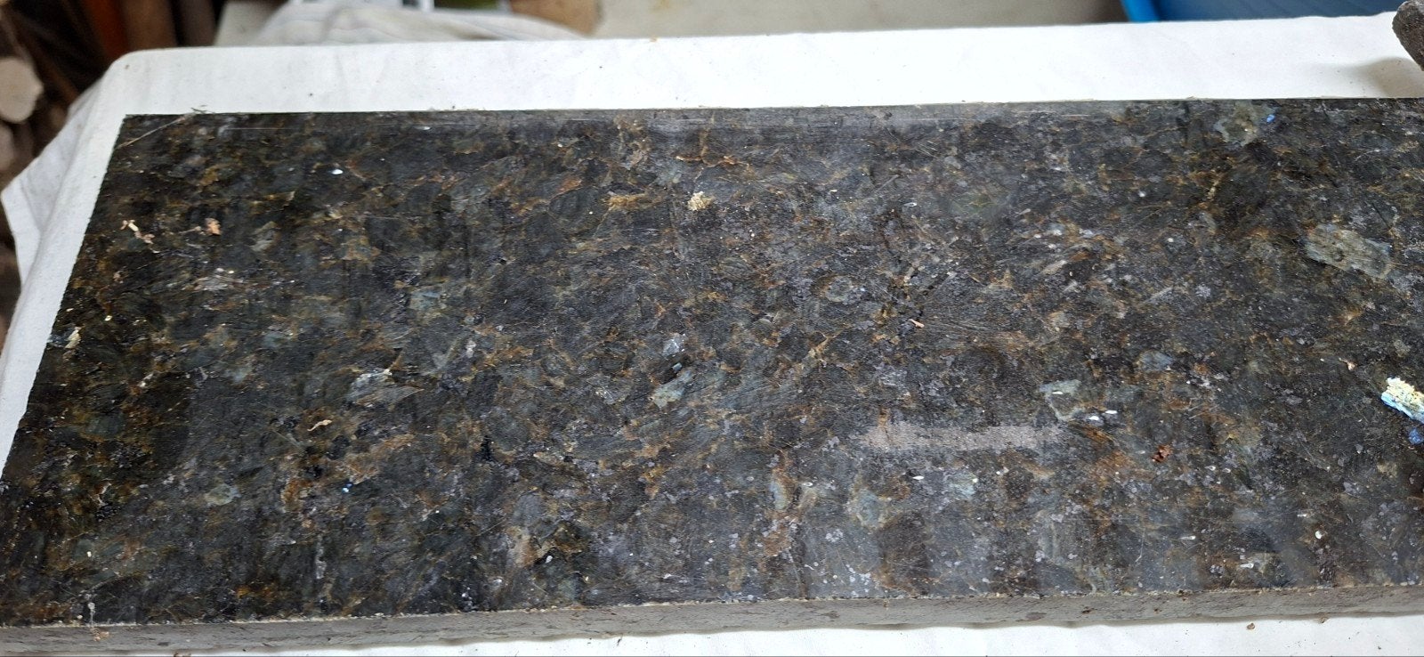 Stukken zwart marmer, Doe-het-zelf en Verbouw, Ladders en Trappen, Ophalen, 2 tot 4 meter