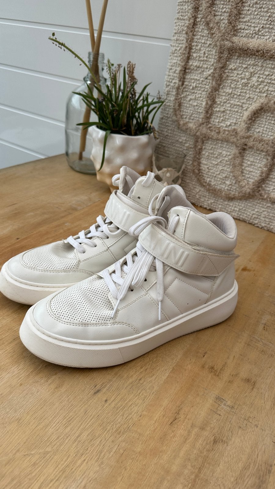 Ganni sneakers maat 40, Ophalen of Verzenden, Gedragen, Wit, Sneakers of Gympen