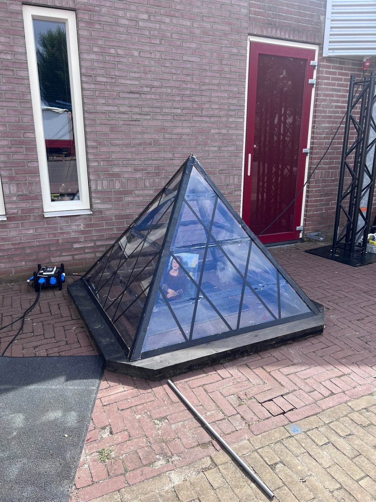 Feestdecoratie Frankrijk: Eiffeltoren, molen, piramide, Ophalen, Gebruikt, Versiering, Overige