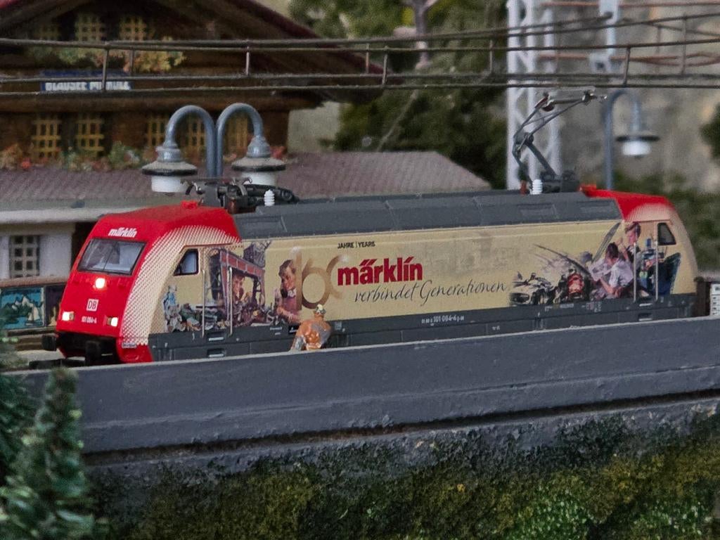 Minitrix 16086 full sound BR 101 Märklin reclame - in OVP, Trix, Ophalen of Verzenden, Zo goed als nieuw, Gelijkstroom