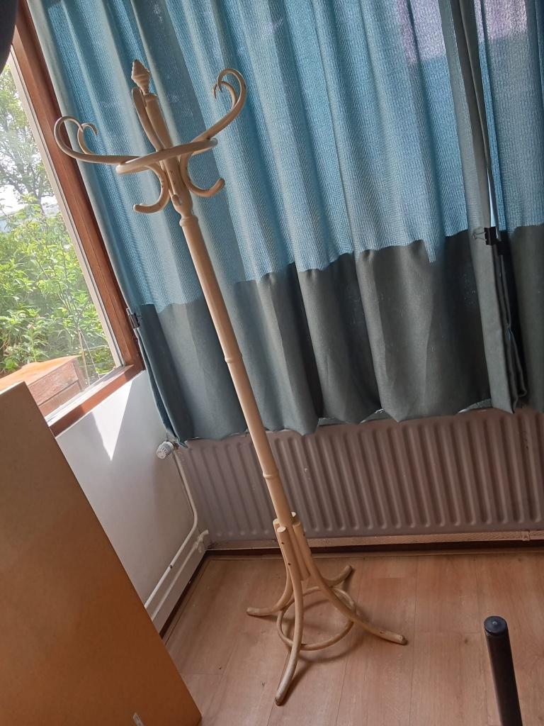 Houten kapstok staand, Huis en Inrichting, Woonaccessoires | Kapstokken, Ophalen, Gebruikt, Staande kapstok, 150 tot 200 cm