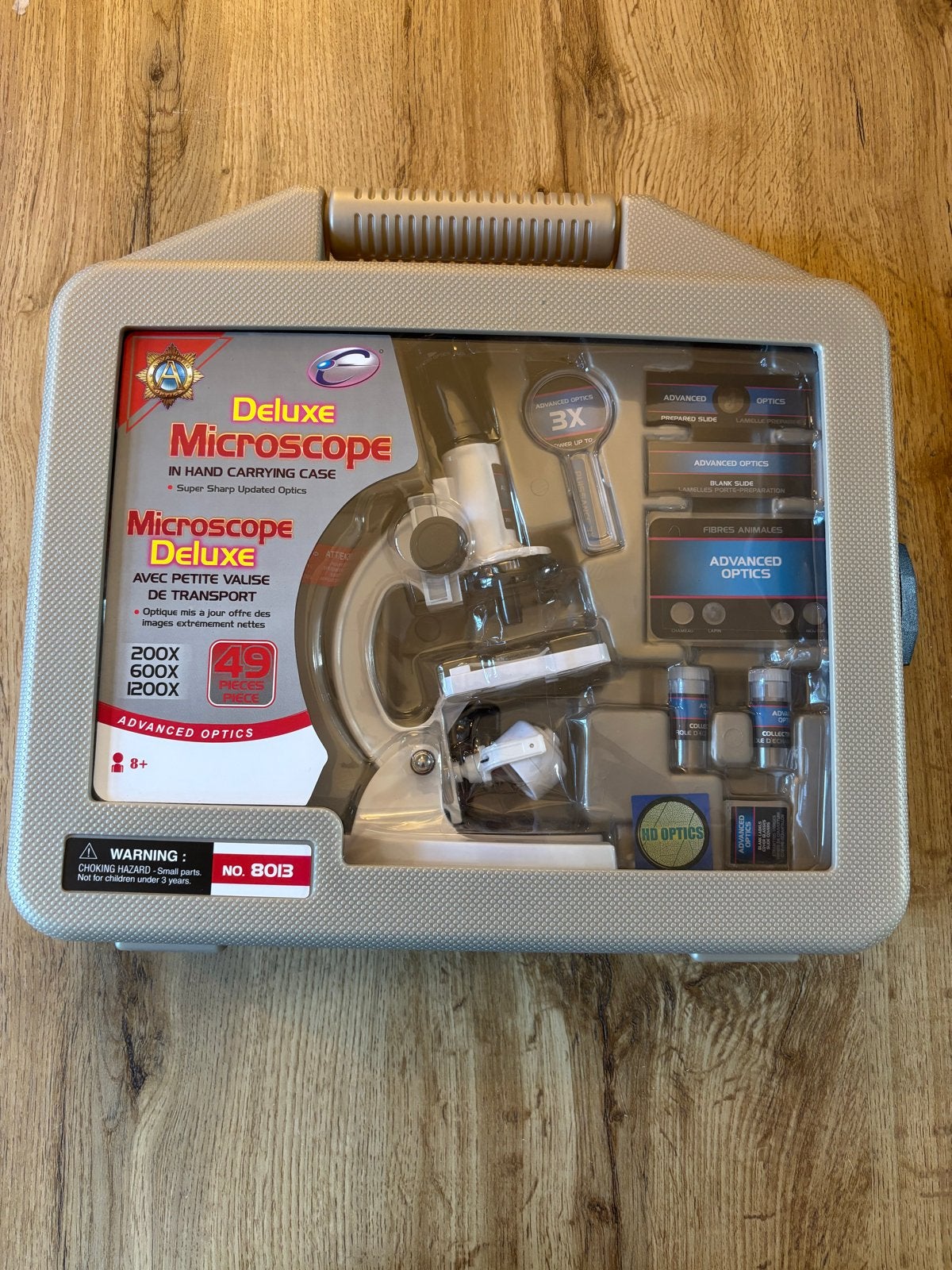 Deluxe Microscoop - Zo goed als nieuw, Ophalen of Verzenden, Zo goed als nieuw, 1000x of meer, Biologische microscoop