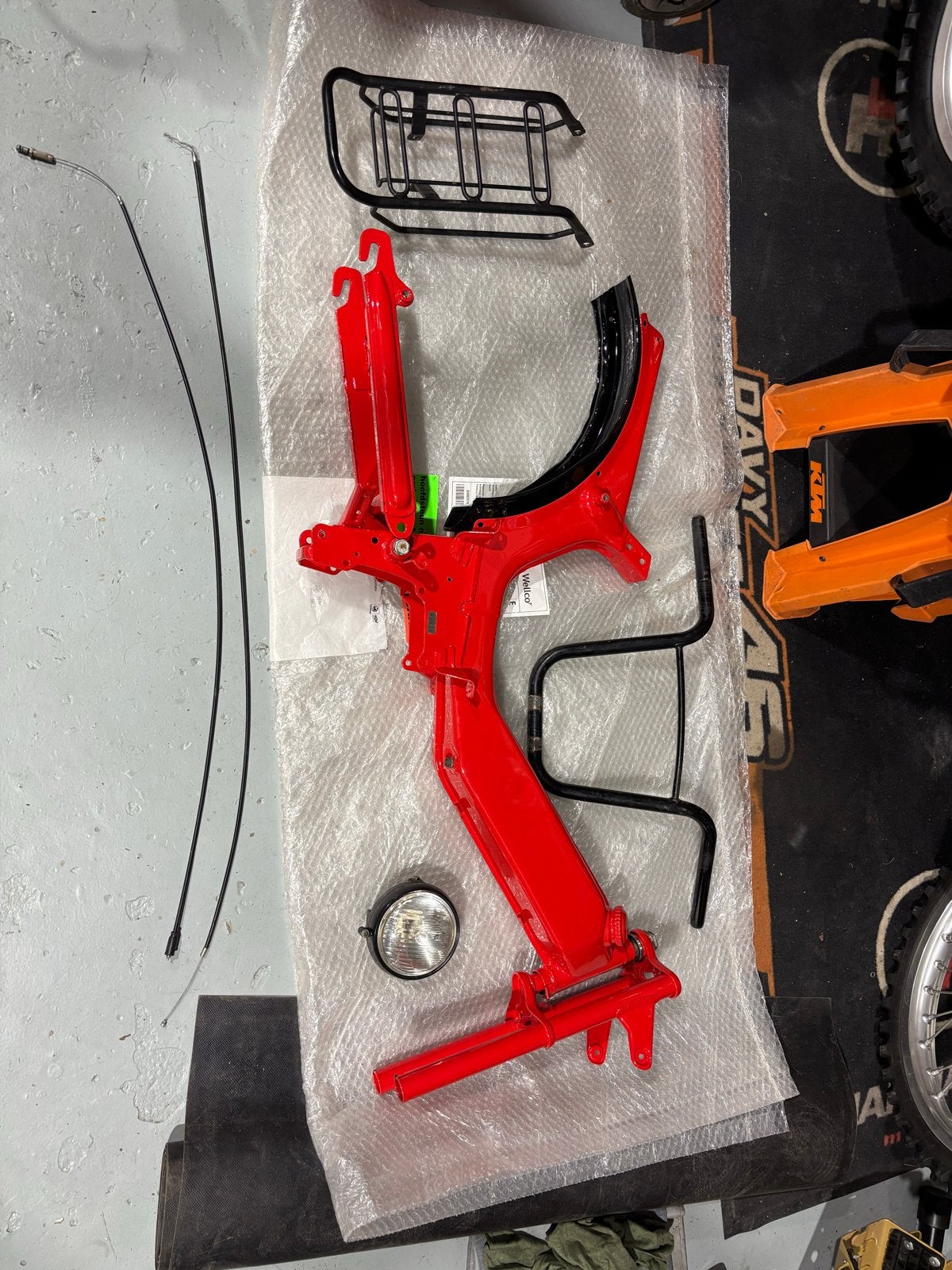 Nieuw Tomos A3 frame - Rood, Ophalen of Verzenden, Nieuw, Frame