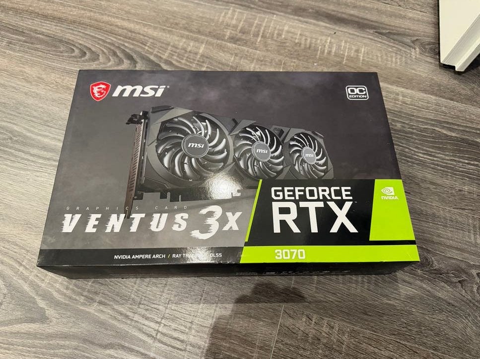 MSI GeForce RTX 3070 VENTUS 3X OC Grafische Kaart, Computers en Software, Videokaarten, Gebruikt, HDMI, GDDR6, PCI-Express 4