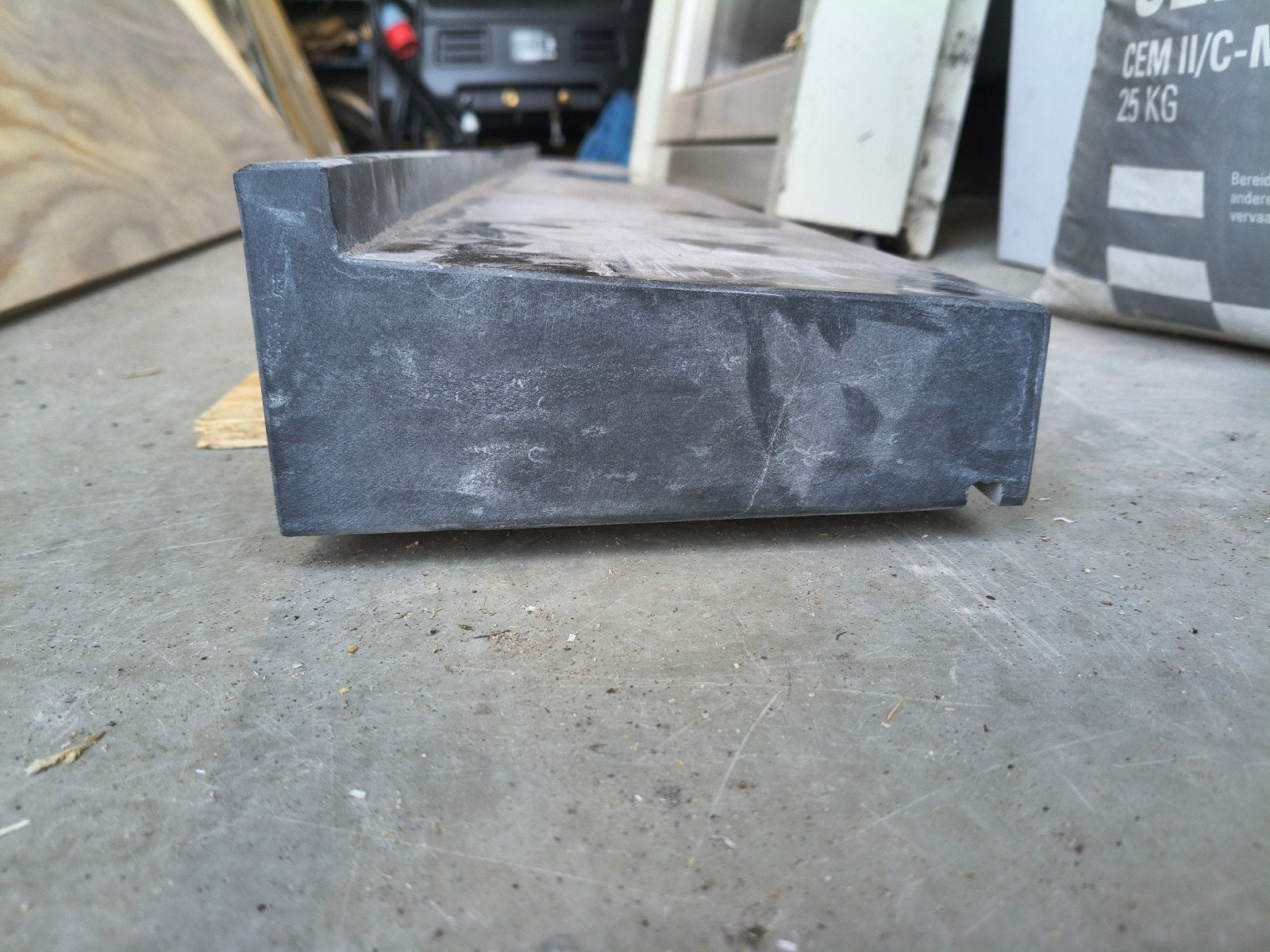 Hardsteen raamdorpel, 175 cm., Doe-het-zelf en Verbouw, Hout en Planken, Nieuw, Balk, Overige houtsoorten, Minder dan 200 cm, 50 mm of meer