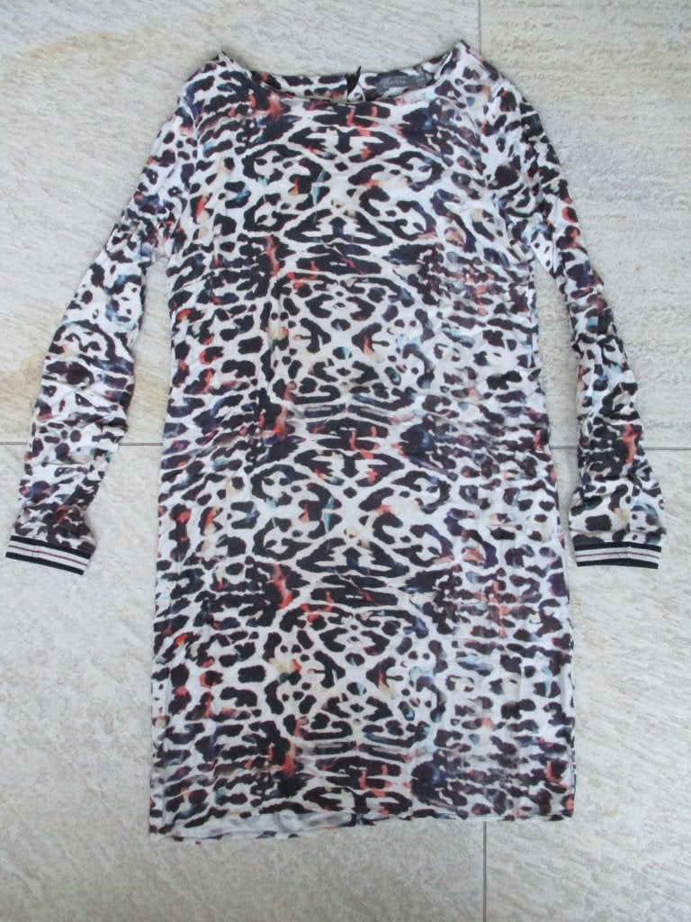 Geisha jurk panterprint maat S / 36 jurkje, Geisha, Beige, Ophalen of Verzenden, Zo goed als nieuw