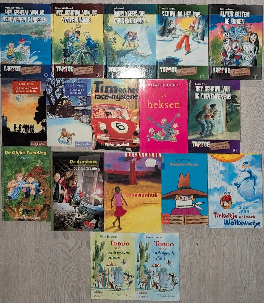 Leuk pakket kinderboeken / jeugdboeken, Ophalen, Gelezen, Diverse auteurs