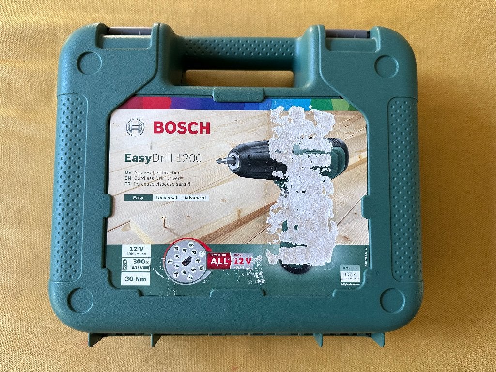 Bosch EasyDrill 1200 12V, Gebruikt, Ophalen of Verzenden, Minder dan 400 watt, Klopboormechanisme