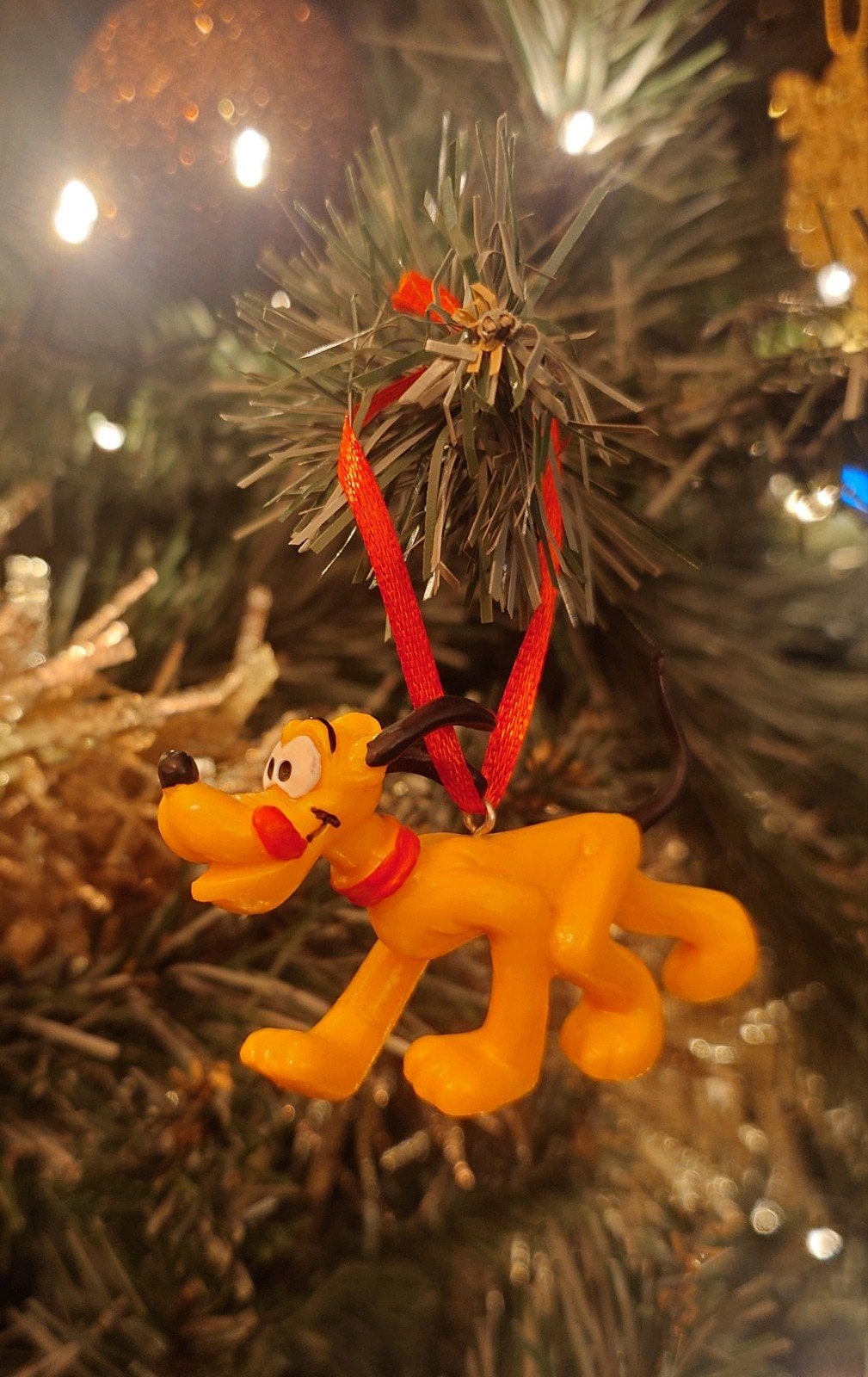 Disney Pluto kerst ornament hanger kerstbal, Verzamelen, Ophalen of Verzenden, Goofy of Pluto, Zo goed als nieuw