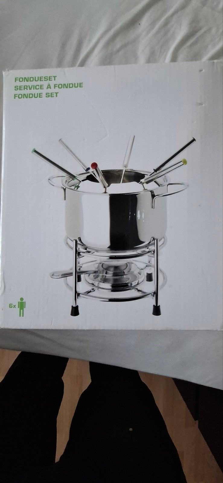 Nieuwe Fondueset - Compleet voor 6 personen, Ophalen of Verzenden, Nieuw, Brander, Fondueset