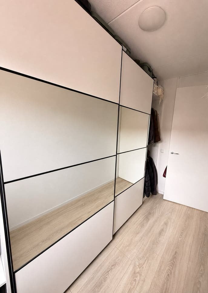 IKEA PAX schuifdeuren + rails + KOMPLEMENT softclose, Ophalen, Gebruikt, 80 tot 100 cm, 215 cm of meer