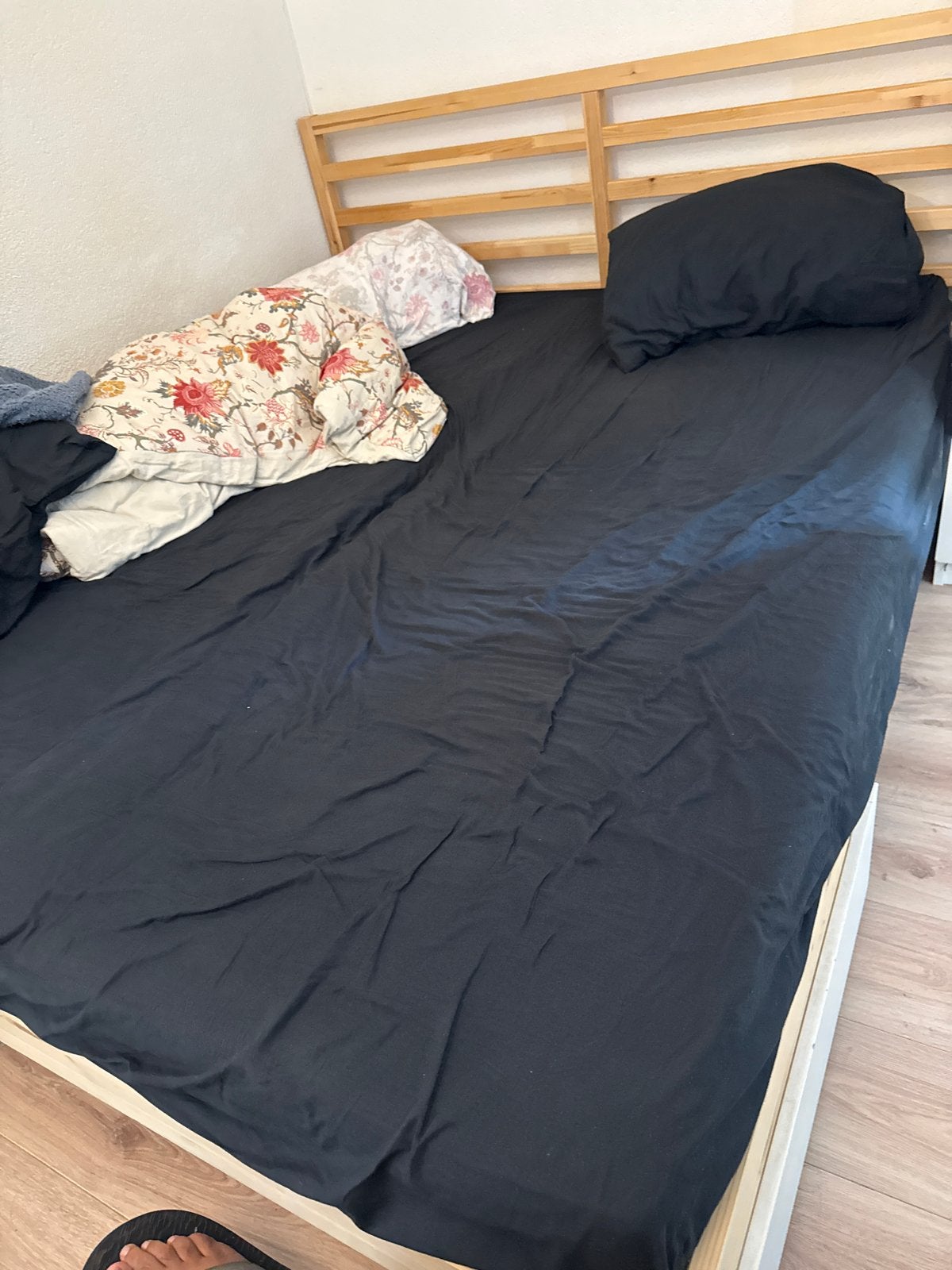 2x IKEA Morgedal matrassen 80x200 + Siggerud wig, Gebruikt, Tweepersoons, Ophalen of Verzenden, 80 cm