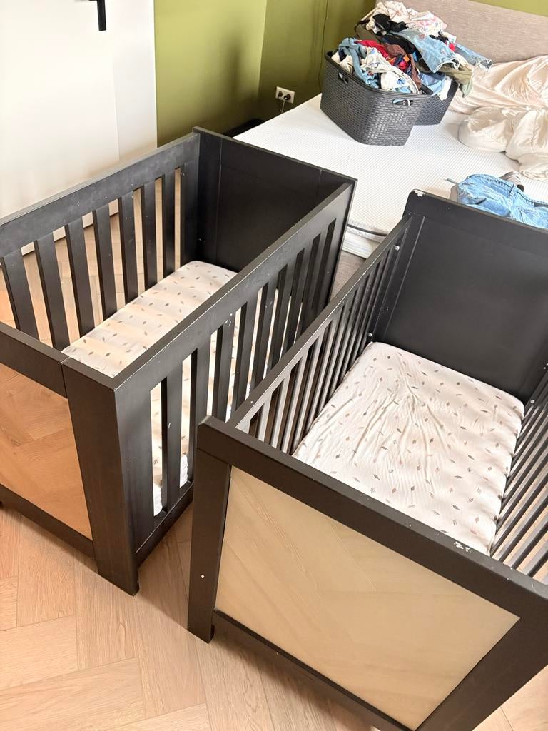 Ledikant tweeling, Kinderen en Baby's, Babywiegjes en Ledikanten, Gebruikt, Ledikant, Ophalen