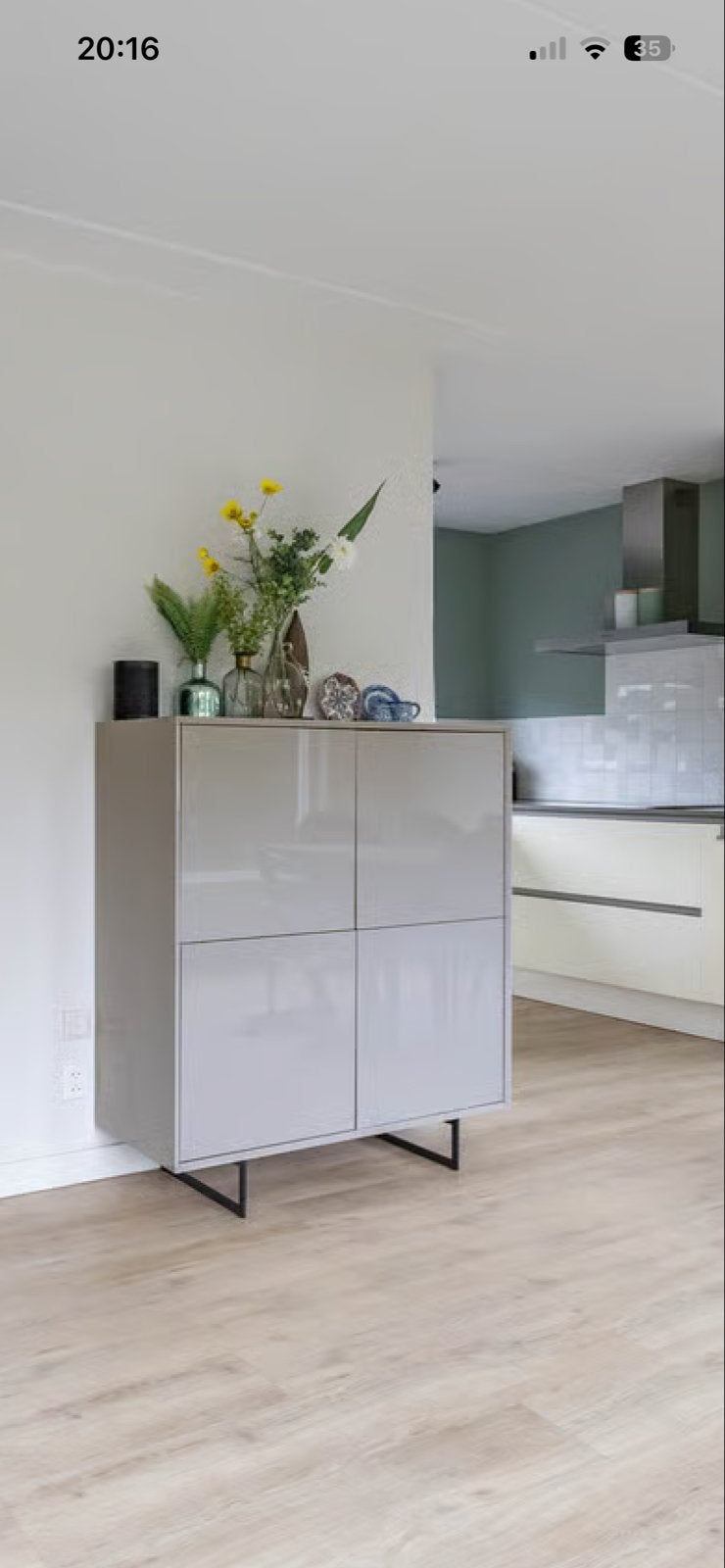 Goossens Vienna opbergkast, Ophalen, Overige materialen, Gebruikt, 100 tot 150 cm