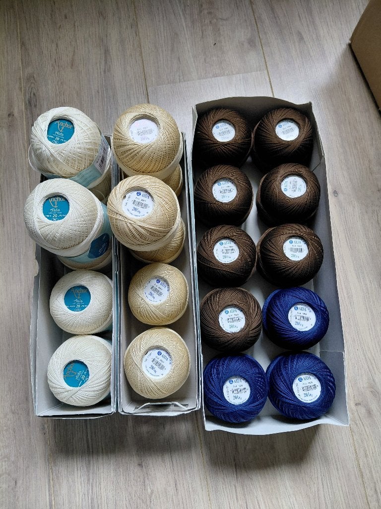 Coats Anchor Aida nr 20 haakgaren div kleuren, Ophalen of Verzenden, Nieuw, Breien of Haken, Wol of Garen